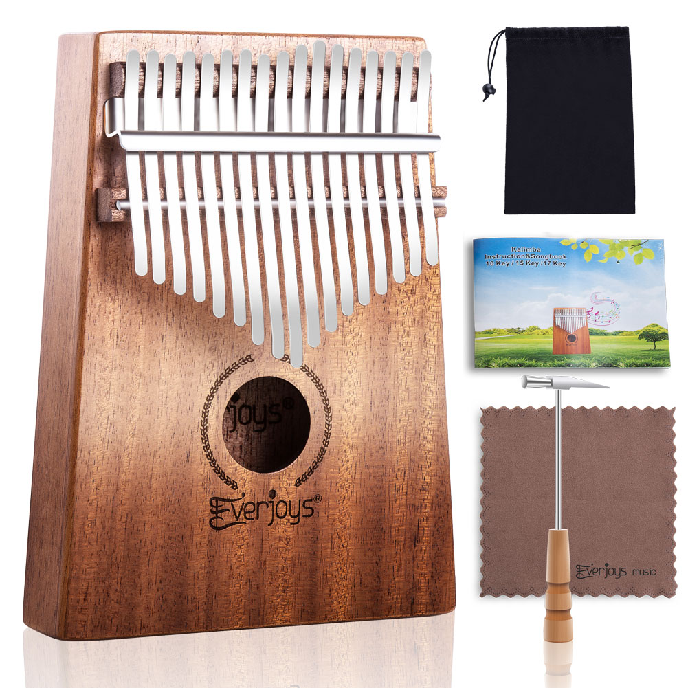 Kalimba Mbira Sanza - 17 avaimen peukalo-pianosarja